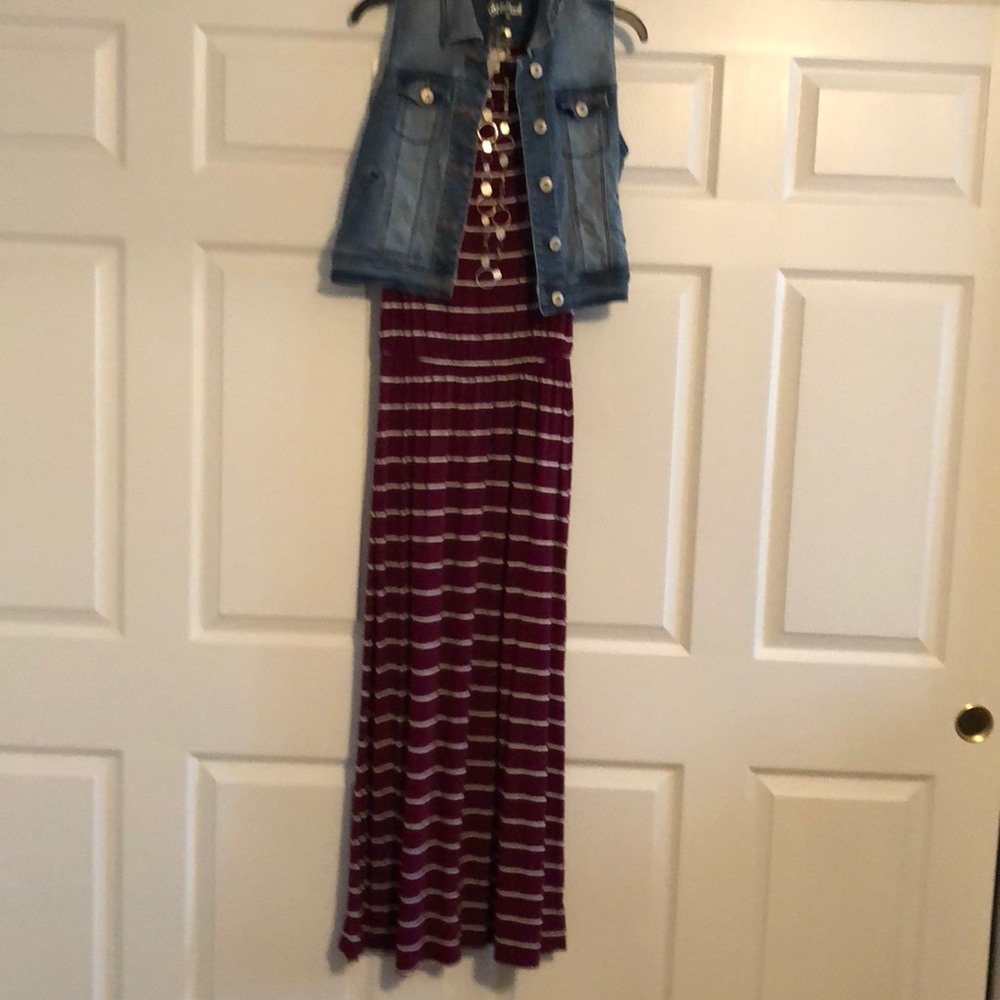 EUC Merona maxi tank dress size S